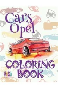 Cars Opel Coloring Book