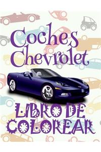✌ Coches Chevrolet ✎ Libro de Colorear Carros Colorear Niños 4 Años ✍ Libro de Colorear Infantil