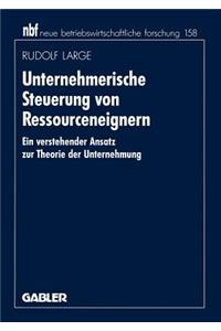 Unternehmerische Steuerung von Ressourceneignern