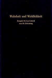 Wahrheit Und Wirklichkeit