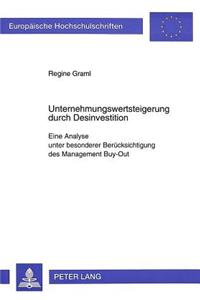 Unternehmungswertsteigerung Durch Desinvestition