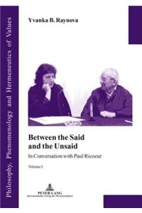 Between the Said and the Unsaid