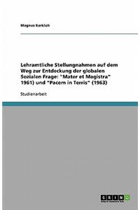 Lehramtliche Stellungnahmen auf dem Weg zur Entdeckung der globalen Sozialen Frage