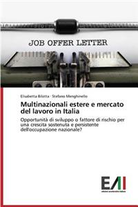 Multinazionali estere e mercato del lavoro in Italia