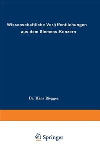 Wissenschaftliche Veröffentlichungen Aus Dem Siemens-Konzern