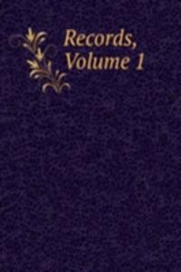Records, Volume 1