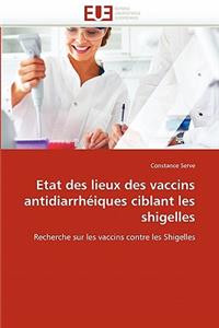 Etat Des Lieux Des Vaccins Antidiarrhéiques Ciblant Les Shigelles
