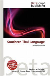 Southern Thai Language