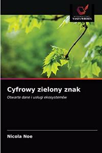 Cyfrowy zielony znak