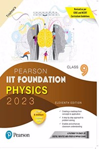Pearson IIT Foundation- Physics Class 9, for JEE, NTSE, Olympiad| Revised CBSE and NCERT'23|Free access to e-library for Self Preparation - Fifth Edition 2023