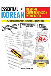Essential Korean Reading Comprehension Workbook