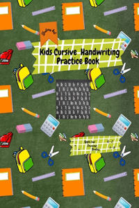 Studious Wonder Kiddo - Kids Cursive Handwriting Practice Book