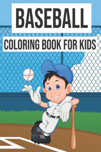 Baseball coloring book for kids