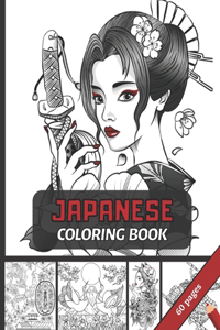 Japanese Coloring Book