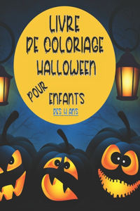 Livre de Coloriage Halloween Pour Enfants Dès 4 ans