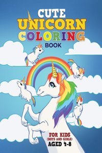 Cute Unicorn Coloring Book