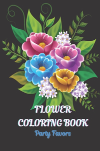 Flower Coloring Book Party Favor