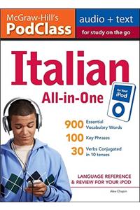 McGraw-Hill's PodClass Italian All-in-One Study Guide (MP3 Disk)