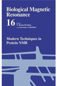 Modern Techniques in Protein NMR