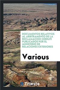DOCUMENTOS RELATIVOS AL ARBITRAMENTO DE