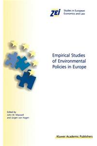 Empirical Studies of Environmental Policies in Europe