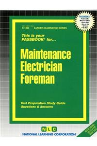 Maintenance Electrician Foreman