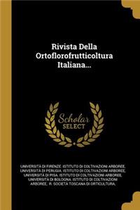 Rivista Della Ortoflorofrutticoltura Italiana...