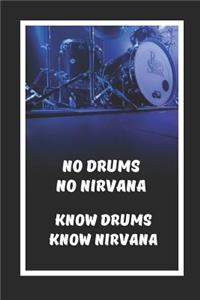 No Drums No Nirvana.. Know Drums Know Nirvana