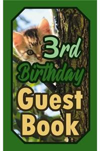 3rd Birthday Guest Book