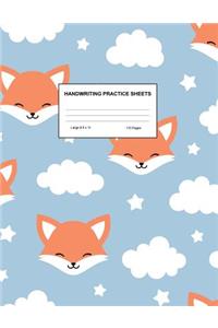 Handwriting Practice Sheets