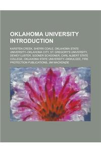 Oklahoma University Introduction