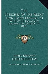 The Speeches of the Right Hon. Lord Erskine V3