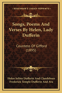 Songs, Poems And Verses By Helen, Lady Dufferin