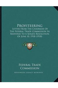 Profiteering