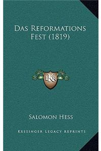 Das Reformations Fest (1819)
