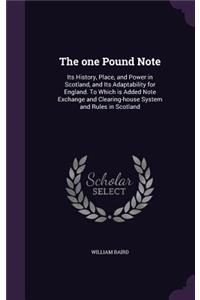 The One Pound Note