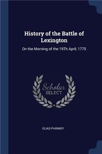 History of the Battle of Lexington