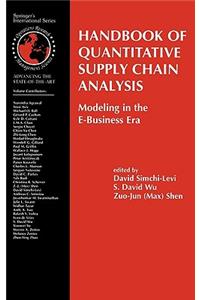 Handbook of Quantitative Supply Chain Analysis
