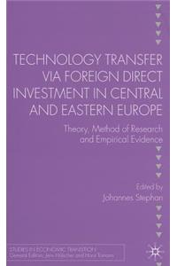 Technology Transfer Via Foreign Direct Investment in Central and Eastern Europe