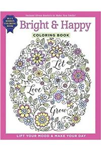 Bright & Happy Coloring Book