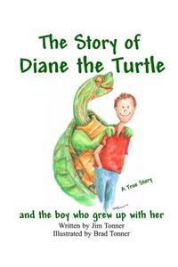 Story of Diane the Turtle and the boy who grew up with her
