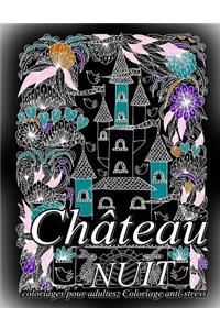 Château NUIT - coloriages pour adultes