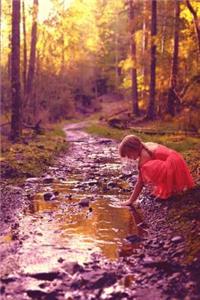 A Girl in Nature by a Stream Journal