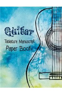 Guitar Tablature Manuscript Paper Book