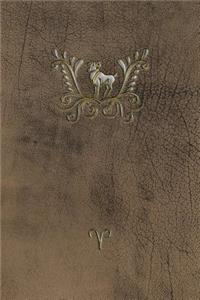Monogram Aries Notebook