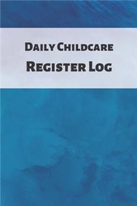 Daily Childcare Register Log