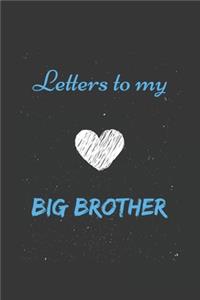 Letters To My big brother, Memory Book for big brother