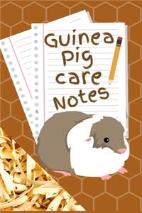 Guinea Pig Care Notes
