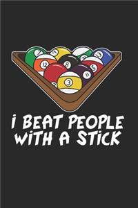 Billard Snooker Pool Notizbuch