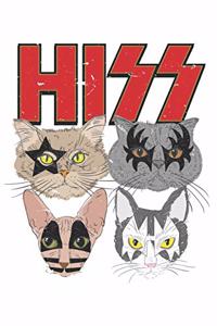 Hiss Funny Cats Kittens Rock Rockin